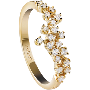 【新年礼物】DAMIANI玳美雅 绒花18K黄金18K白金18K玫瑰金戒指