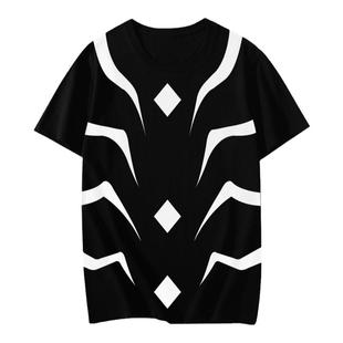 一方通行 T恤短袖cos服同款夏季痛衣二次元御坂汗衫青少年圆领装