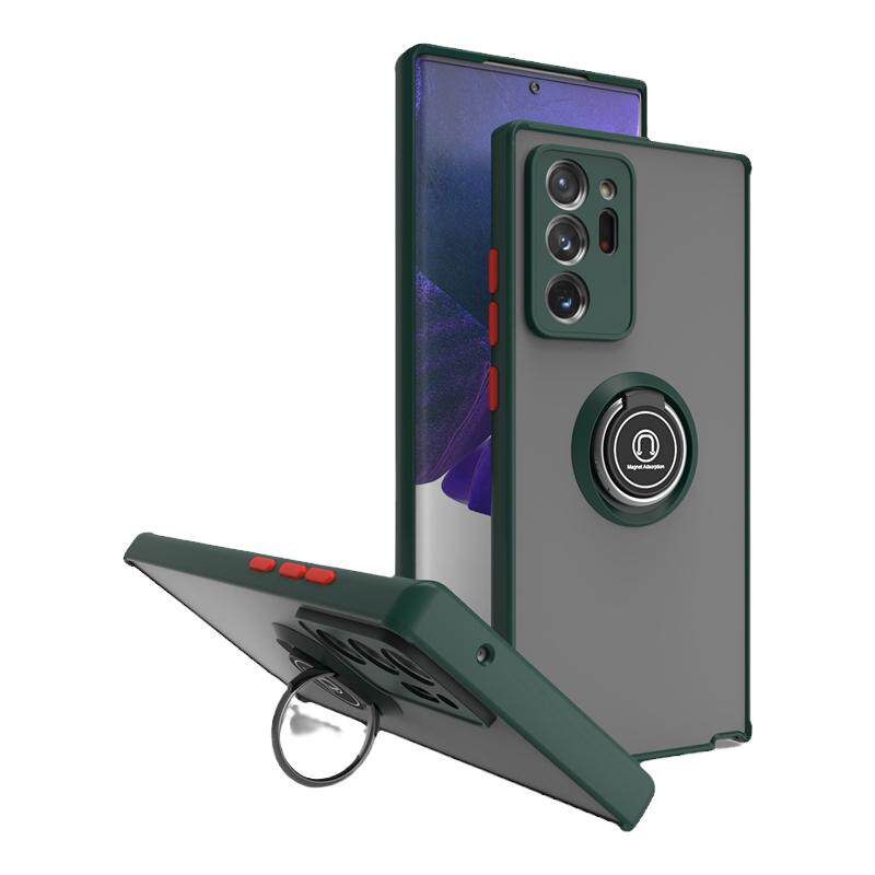 适用三星Note20Ultra手机壳新款GalaxyNote10+磨砂硅胶note9个性创意高端Note8全包防摔10lite磁吸支架保护套