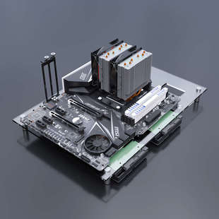 全透明有机玻璃开放式 机箱主板托架工作室电脑机箱超散热X79X99