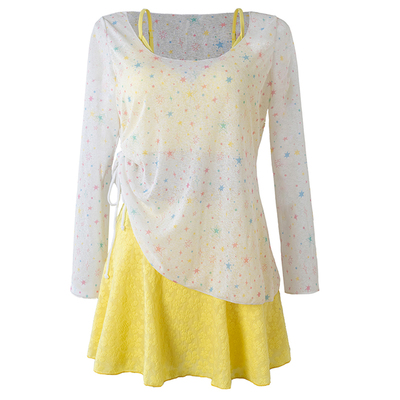 【送运费险】三件套分体裙式大码