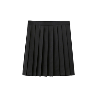 学生裙学院风不良JK制服优等生长裙80cm高腰百褶裙大码半身裙胖mm