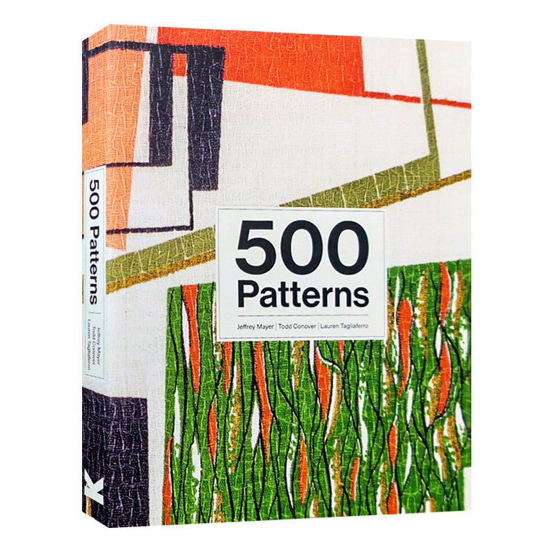纺织花样设计500种 500 Patterns 英文原版纺织服装设计学习读物 英文版进口艺术书籍