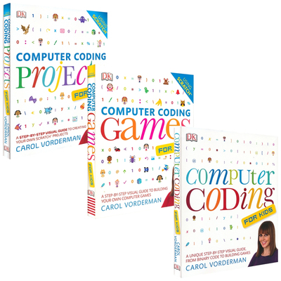 DK Computer Coding Projects Games 编程真好玩3册 项目游戏编程入门 英国中小学生计算机科普读物 英文原版儿童英语图书