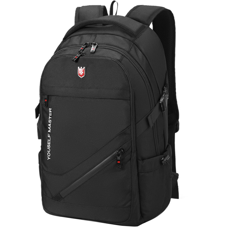 双肩包男士大容量商务旅行包电脑背包登山包初中高中大学生书包