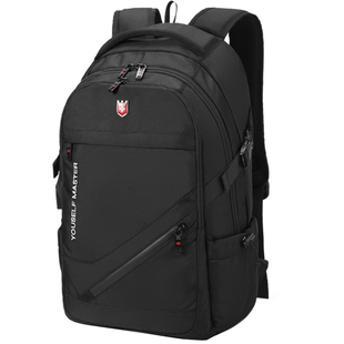 双肩包男士大容量商务旅行包电脑背包登山包初中高中大学生书包