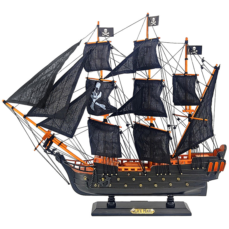 摆件帆船模型hms纯手工制作