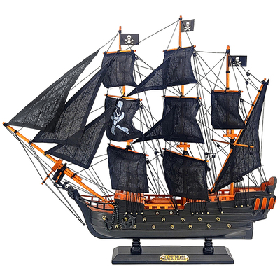 摆件帆船模型hms纯手工制作
