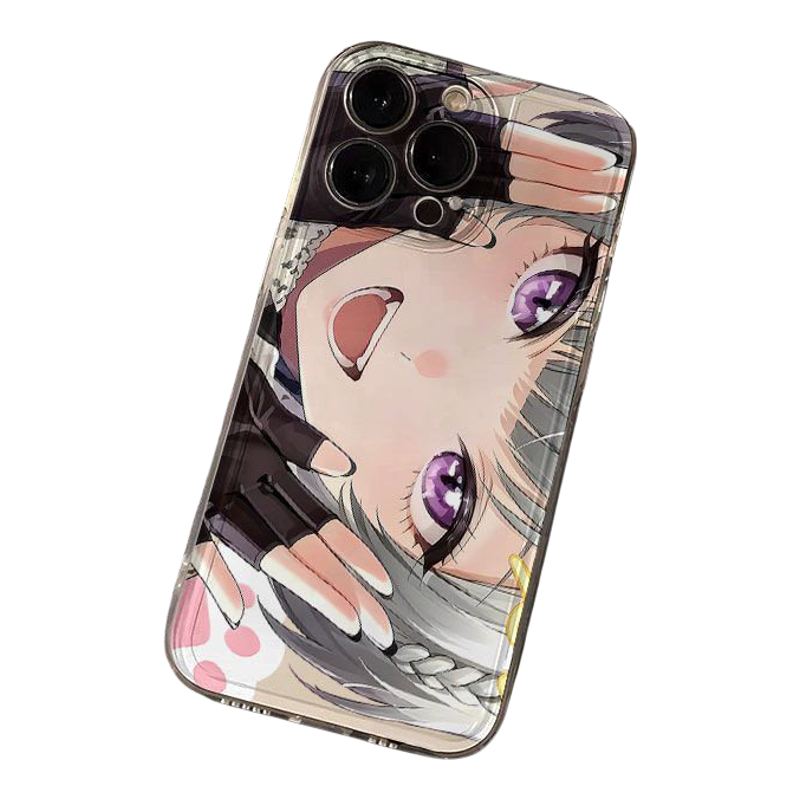 小米17适用iPhone14透明OPPOK13TURBOPRO卡通15ProMax笔芯麦晓雯苹果16plus手机壳软12mini动漫VIVOs50高级感