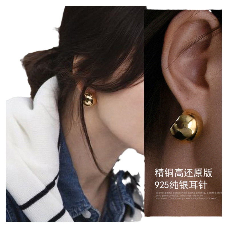 高级感耳环小众设计感纯银新潮女