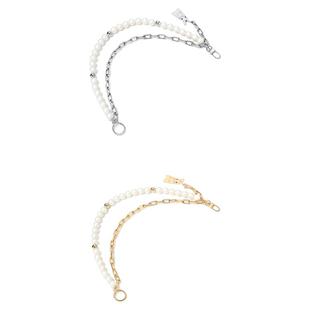 适用lv biker机车包珍珠链子挂饰改造缪思女神LISA同款链条装饰链