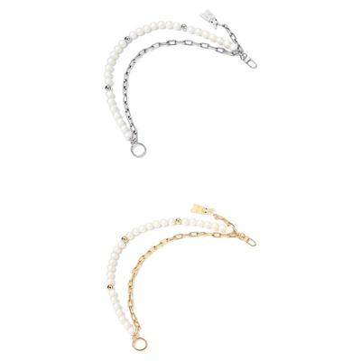 适用lv biker机车包珍珠链子挂饰改造缪思女神LISA同款链条装饰链