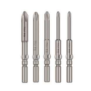 邦业电动螺丝刀头801电批头S2钢 电批咀5mm电批咀PH2十字加长套装