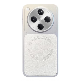 适用于oppofindx8磁吸手机壳新款findx8pro素皮奢华手感X8ultra磨砂硬外壳不沾指纹findx9全包防摔pro保护套