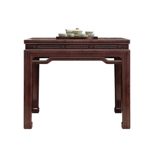 乌金木实木八仙桌农村中堂家用别墅高端家具正方形餐桌四方桌饭桌