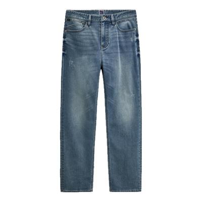 【空气牛仔专业版】九牧王2025秋冬新款磨毛弹力男士宽松牛仔裤