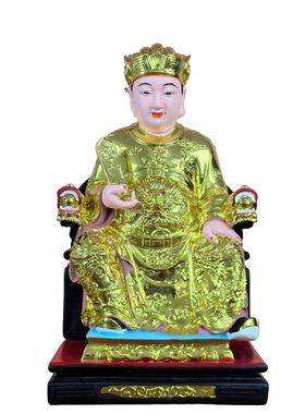 中式厨房树脂灶王爷神像摆件