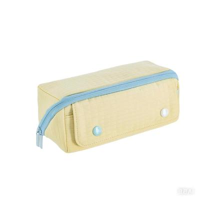 晨光方方吐司大容量笔袋化妆包