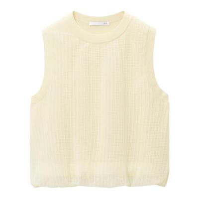 春夏无袖背心OVV背心时尚