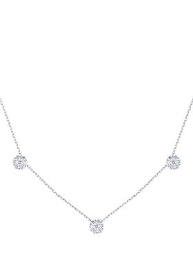 五花满钻项链高级感小众锁骨链女