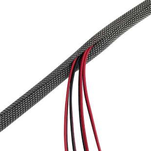 自卷式套管镀锡铜屏蔽信号开口式金属保护管抗干扰线束编织网管