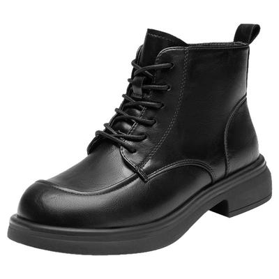 大东官方正品黑色英伦风马丁靴