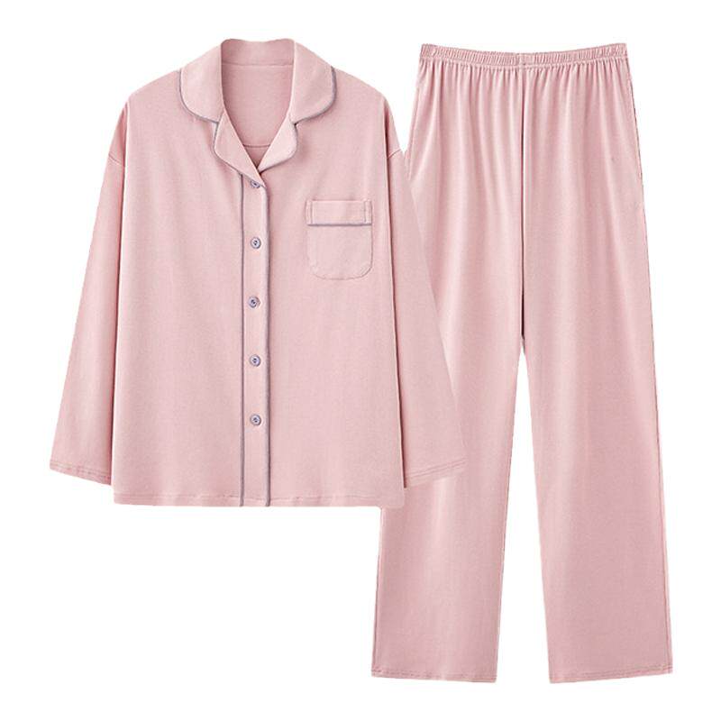 三枪【5A抗菌】女士睡衣春秋款秋季纯棉长袖可外穿休闲家居服套装