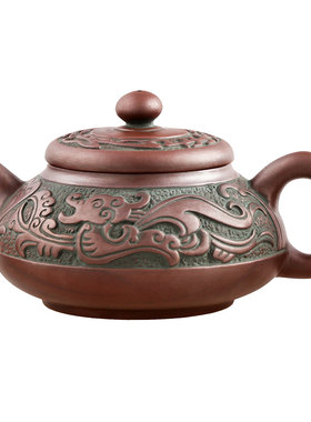 宜兴原矿手工大容量功夫小茶壶
