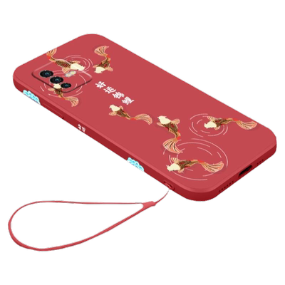 a97手机壳好运锦鲤中国钢化膜