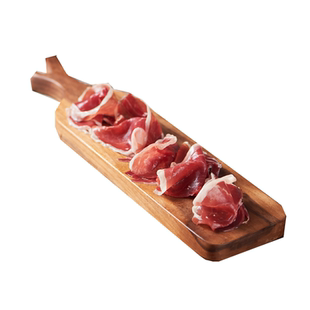 西班牙 黑标伊比利亚黑猪带骨火腿纯橡木果后腿50g 索诺维SONOVIA