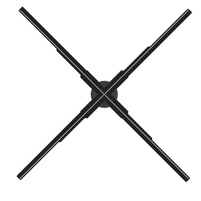 源头厂家裸眼3D全息旋转LED风扇