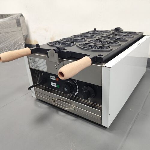 商用机械螃蟹华夫机 不粘锅受热均匀螃蟹烤饼机 特色小吃螃蟹烧机