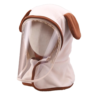 宝宝帽子围巾一体秋冬季男童婴儿帽女童护耳帽围脖儿童帽子冬季潮