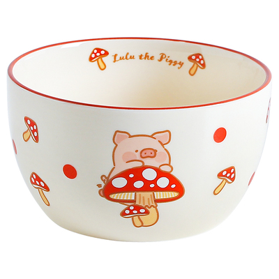 川岛屋lulu猪可爱餐具礼物送女生