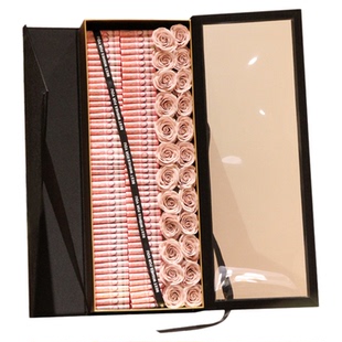 长方形有钱花礼盒diy材料包肥牛卷花盒烟现金惊喜盒男生生日礼物