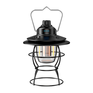 复古多功能营地马灯帐篷灯户外露营充电式手提野营天幕装饰氛围灯