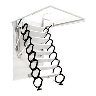 室内阁楼伸缩楼梯家用折叠梯升降复式别墅拉伸隐形式隐藏加厚梯子