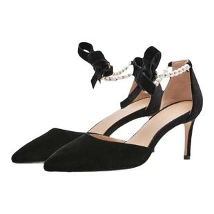 SW SUSELLE 75 PUMP 蝴蝶系带高跟鞋婚鞋