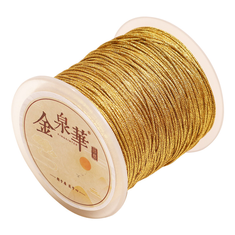 金泉华金色A号玉线手链编织手绳