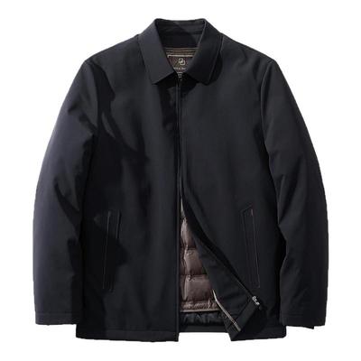 通勤翻领休闲90绒羽绒服外套