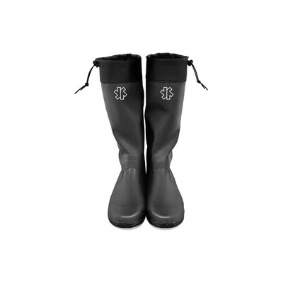 星花女士时尚软雨靴易折叠水鞋