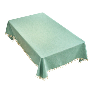 2026新款餐桌布防水防油防烫台面保护垫家用免洗茶几桌布棉麻布艺