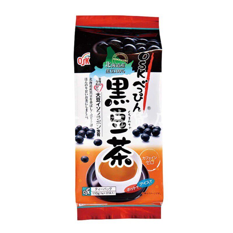 (香港进口顺丰)OSK黑豆茶日本