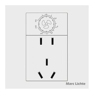 86型调速器开关面板吊扇风扇排气扇调速旋钮带开关五孔插座面板