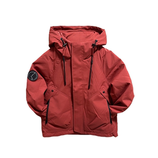 儿童羽绒服90白鸭绒加厚高充绒量女童新国标男童连帽中大童外套潮