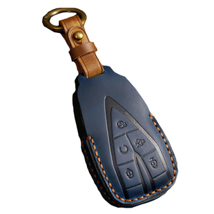 24款长安三代cs55plus钥匙套逸动unit真皮车钥匙包套扣五键三键男