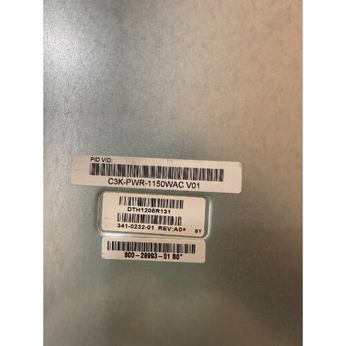 思科C3K-PWR-1150WAC，适用WS-C3750E系