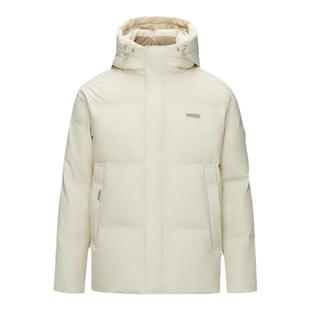 HLA/海澜之家短款加厚连帽羽绒服25冬季新款连帽石墨烯极寒外套男