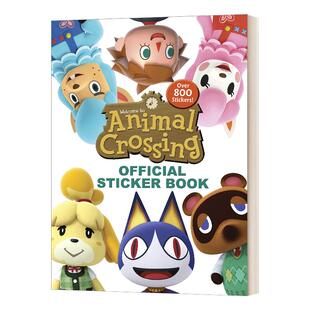 Animal Crossing Official Stick 动物森友会官方贴纸书进口英文原版书籍