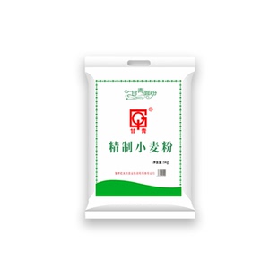 甘青面粉精制小麦粉甘肃武威特产5kg10斤装家用面粉馒头面条饺子